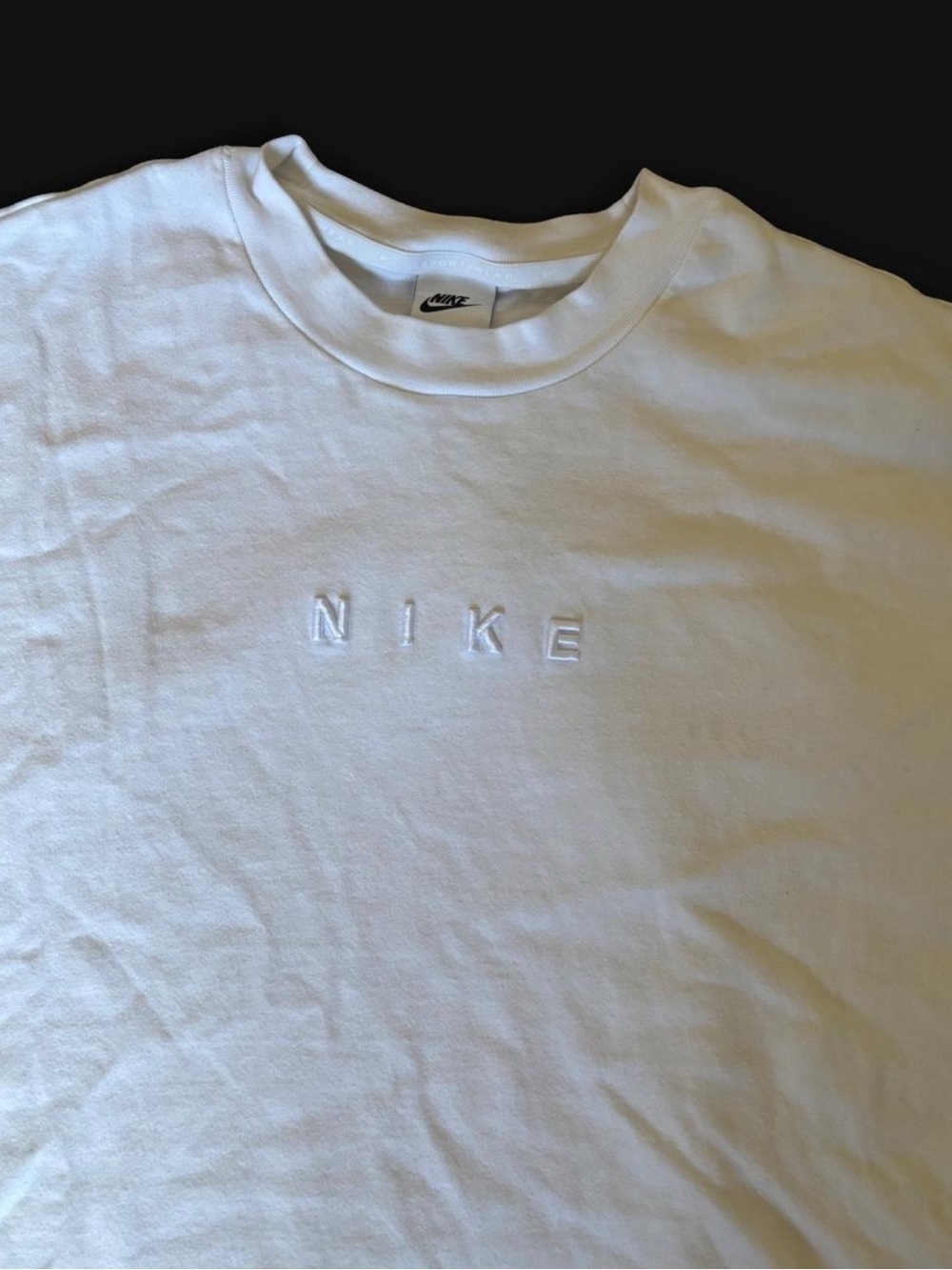 Nike Oversized Embroidered Short Sleeve Tee